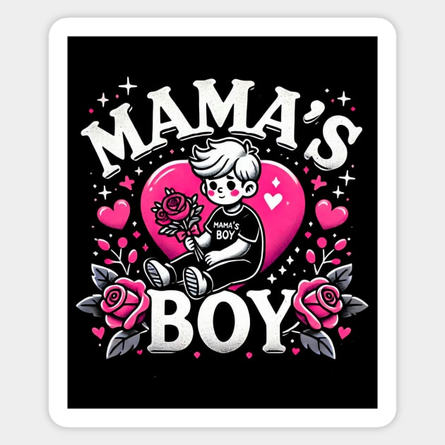 Mama's Boy Sticker by CreativeSage